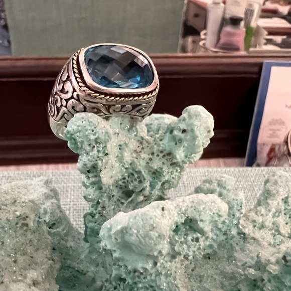 Effy London blue topaz ring 💍 - Picture 2 of 9